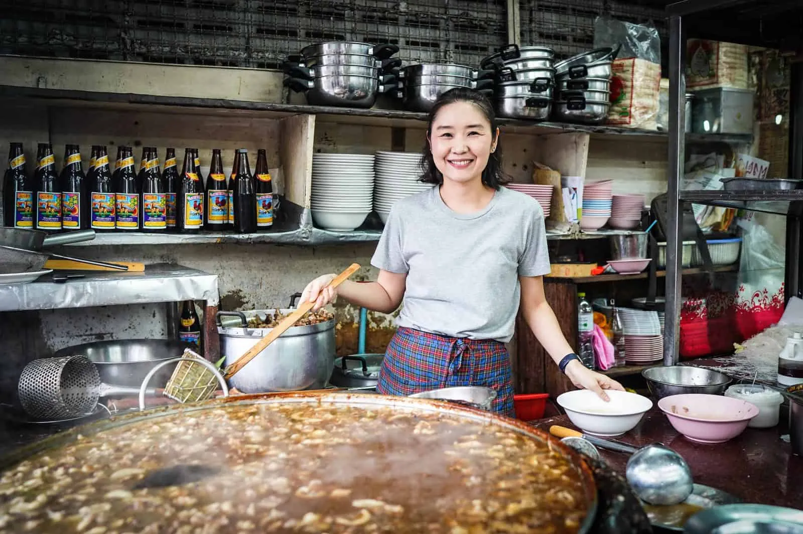 Restorant wattana panich Bankok, Thailand