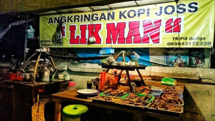 Lokasi angkringan Kopi Jos Lik Man